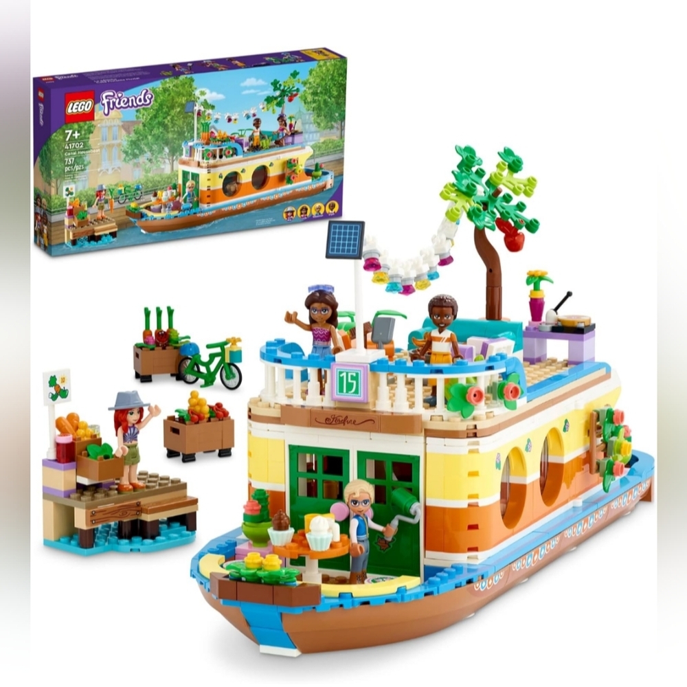 Lego Friends 41702 Canal Houseboat Building Toy NWT